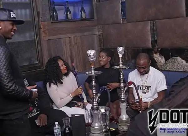 Photos: Davido Reunites With Pretty Girlfriend, Sira Kante In New York